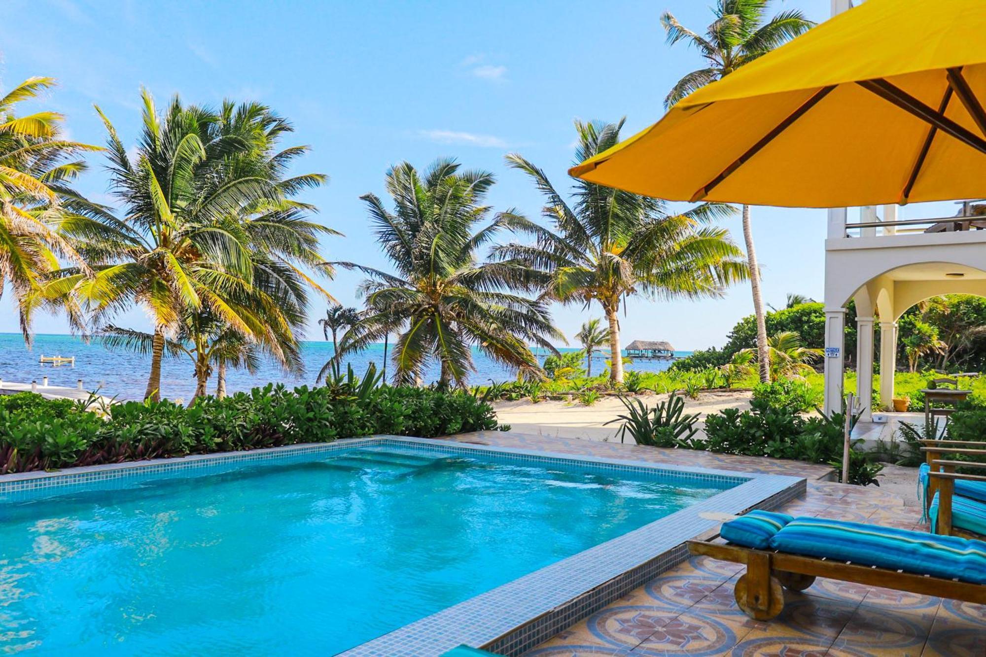 Blue Water Beach Villas Сан Педро Стая снимка